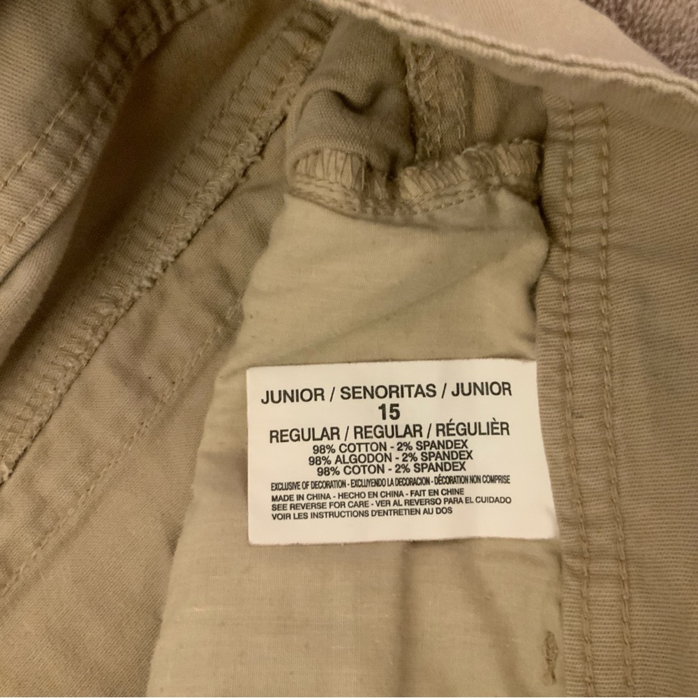 SOFT COTTON CHINO, BOYFRIEND CARGO PANTS. - Picture 6 of 11